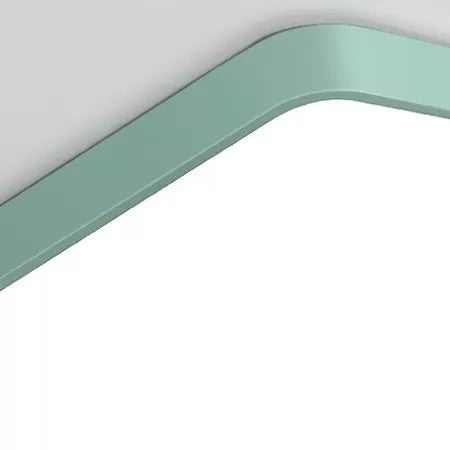 Plafonnier LED de style nordique - Montage encastré carré mince pour bureaux et couloirs