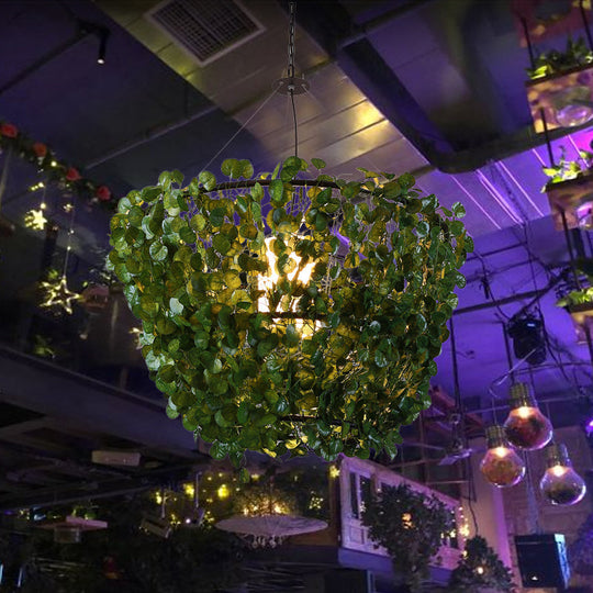 Industrial Black Metal Pendant Light Fixture - 23.5/31.5 W Led Restaurant Hanging Lamp Kit