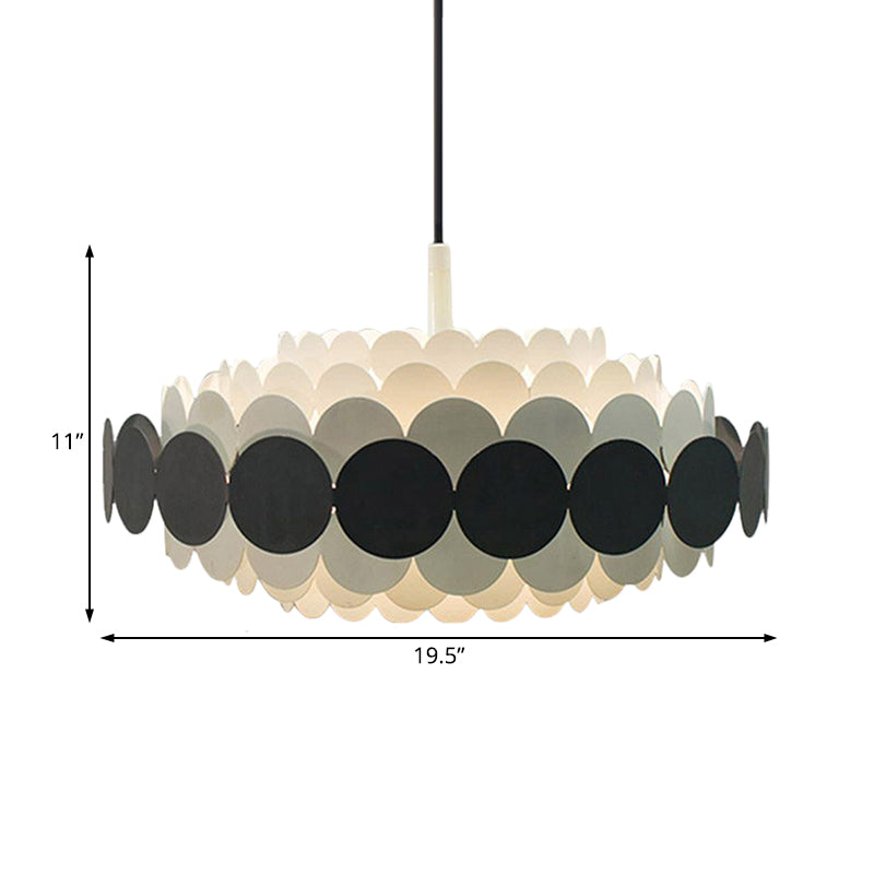 Contemporary Acrylic Oval Chandelier: Led Hanging Pendant Lamp For Living Room - 16/19.5/23.5 Wide