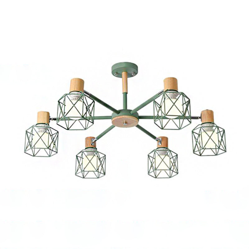 Stylish Macaron Ceiling Pendant: Metal Hanging Light For Nurseries