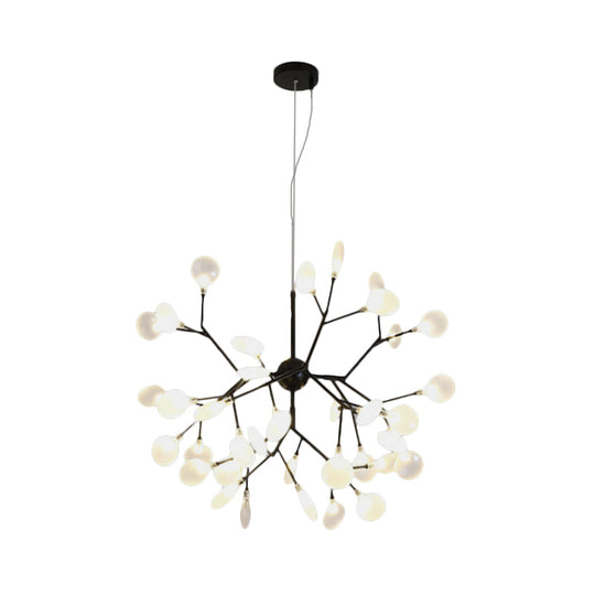 Heracleum Design Chandelier Opaline Glass Ceiling Pendant for Modern Living"