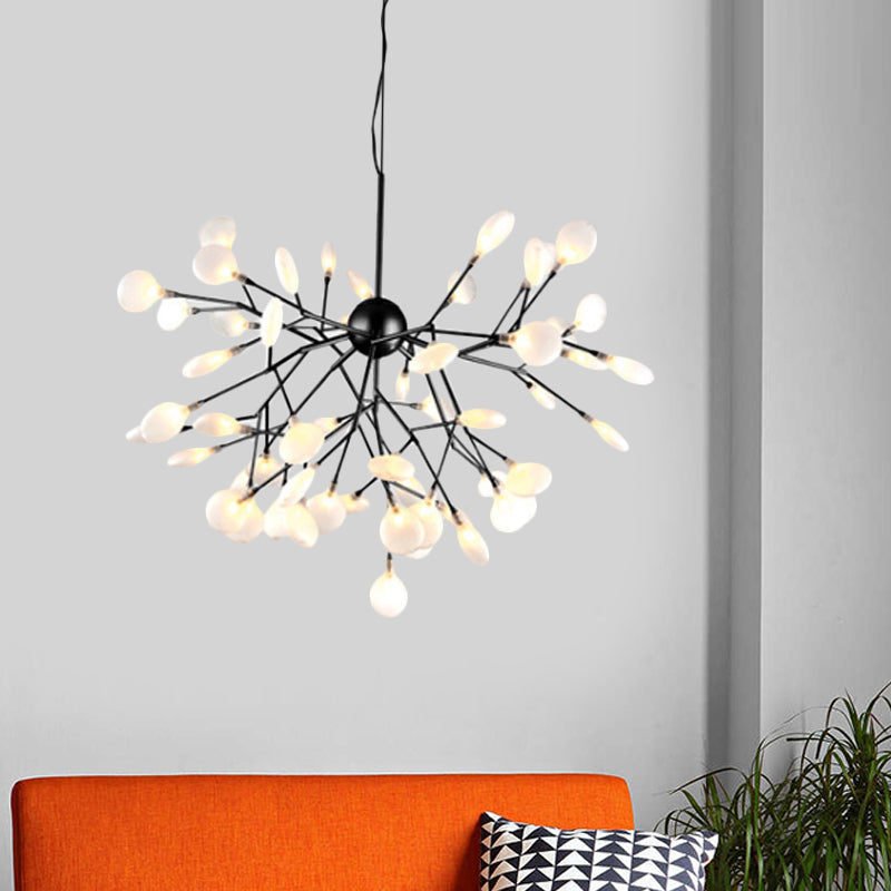 Heracleum Design Chandelier Opaline Glass Ceiling Pendant for Modern Living"