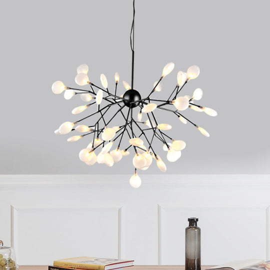 Heracleum Design Chandelier Opaline Glass Ceiling Pendant for Modern Living"