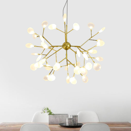 Heracleum Design Chandelier Opaline Glass Ceiling Pendant for Modern Living"