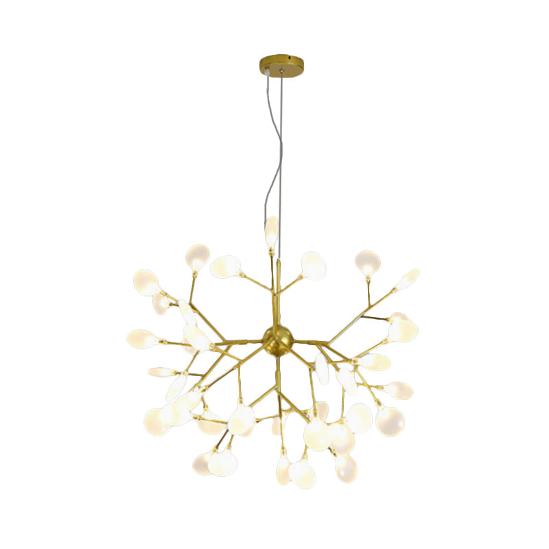 Heracleum Design Chandelier Opaline Glass Ceiling Pendant for Modern Living"