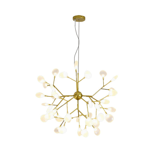 Heracleum Design Chandelier Opaline Glass Ceiling Pendant for Modern Living"