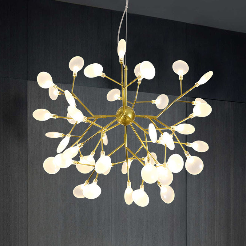 Heracleum Design Chandelier Opaline Glass Ceiling Pendant for Modern Living"