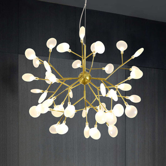 Heracleum Design Chandelier Opaline Glass Ceiling Pendant for Modern Living"