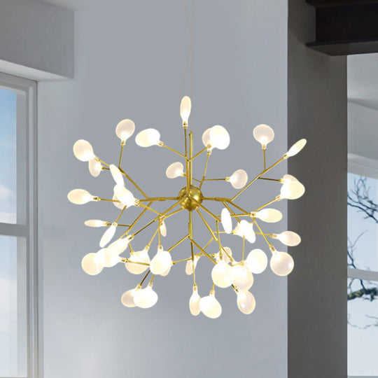 Heracleum Design Chandelier Opaline Glass Ceiling Pendant for Modern Living"