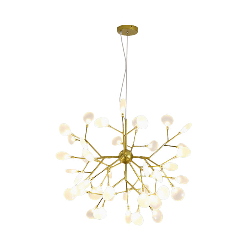 Heracleum Design Chandelier Opaline Glass Ceiling Pendant for Modern Living"