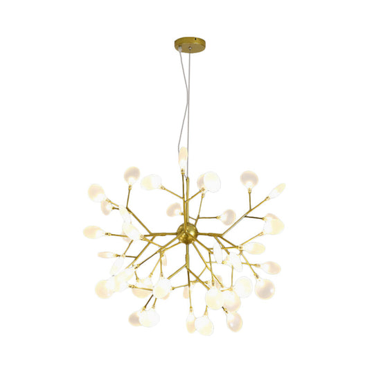 Heracleum Design Chandelier Opaline Glass Ceiling Pendant for Modern Living"