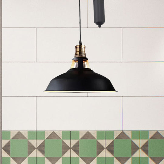 Lampe de plafond suspendue de style grange de ferme - Lampe suspendue rustique avec poulie pour chambre à coucher