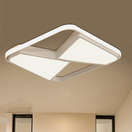 Nordic Style LED Ceiling Light in Black/White – Warm/White Lighting