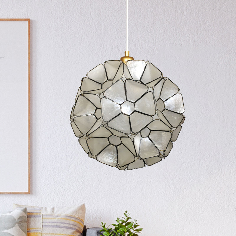 Modern Black Blossom Pendant Light With Unique Splicing Design - Stylish Ceiling Lamp