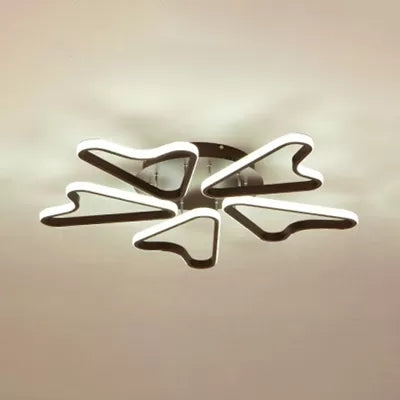 Horn-Shaped LED Ceiling Lamp for Modern Child Bedroom, Made of Acrylic