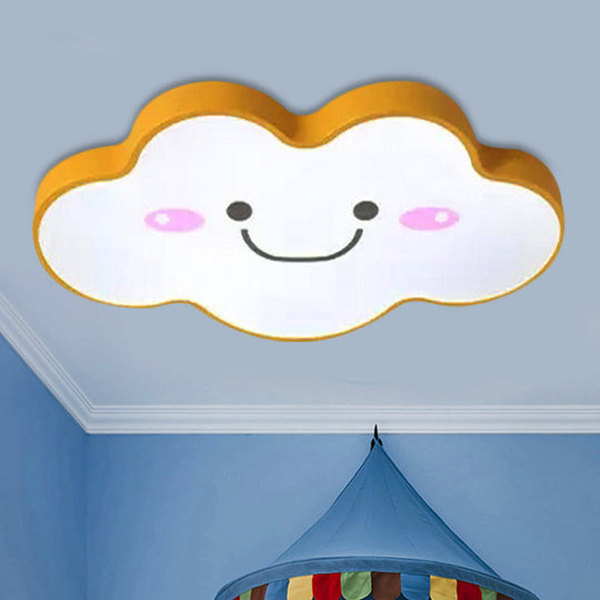 Smiling Cloud Ceiling Light - Children's Nordic Style Acrylic Ceiling Fixture