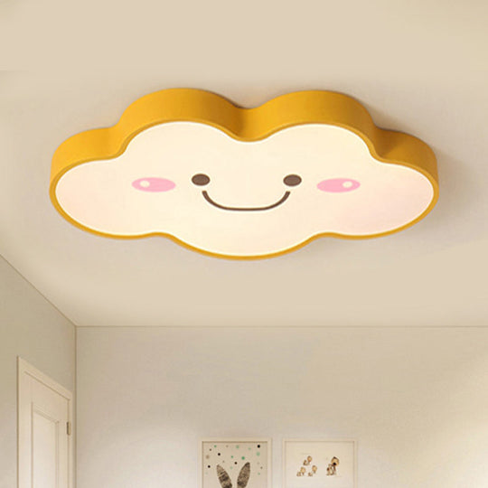 Smiling Cloud Ceiling Light - Children's Nordic Style Acrylic Ceiling Fixture
