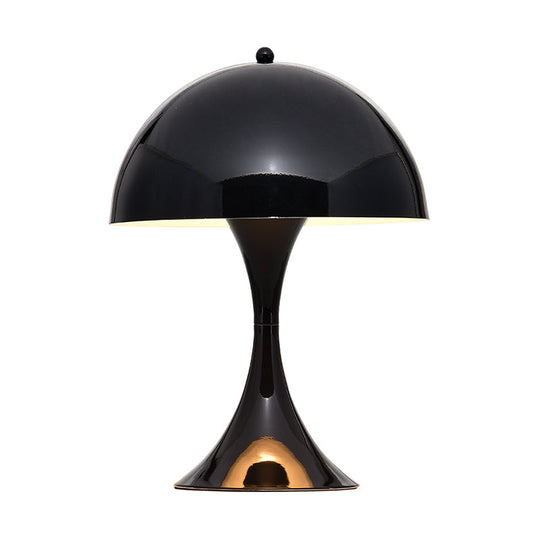 Modern White/Black Mushroom Night Table Light - Metal Desk Lamp For Living Room
