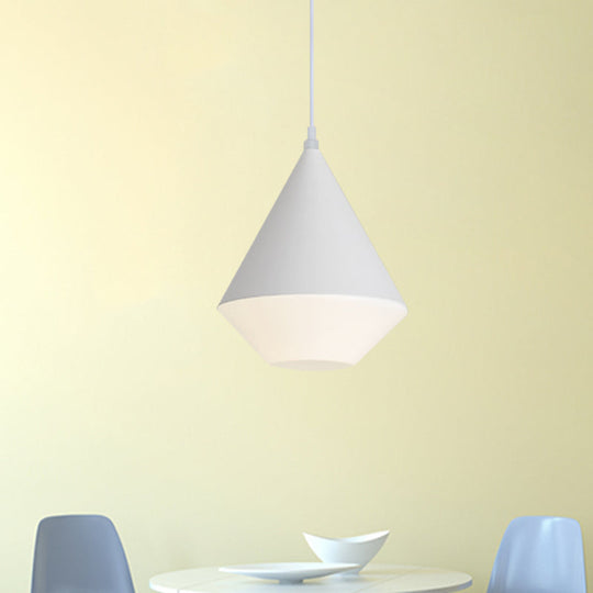 Modern Diamond Acrylic LED Pendant Light Fixture for Dining Table