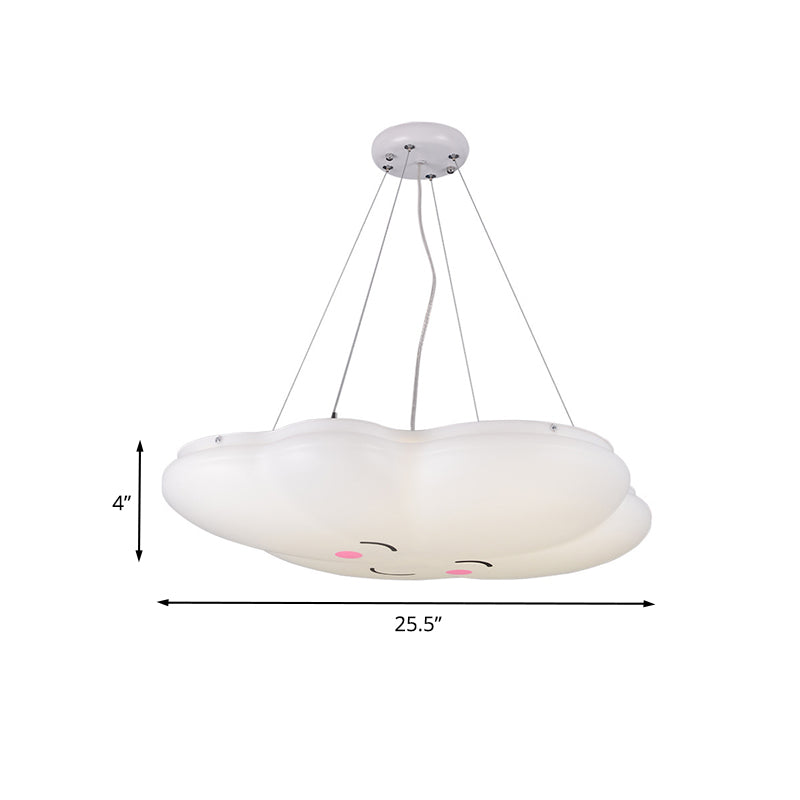 Cheerful Cloud Nursery Led Pendant Lamp