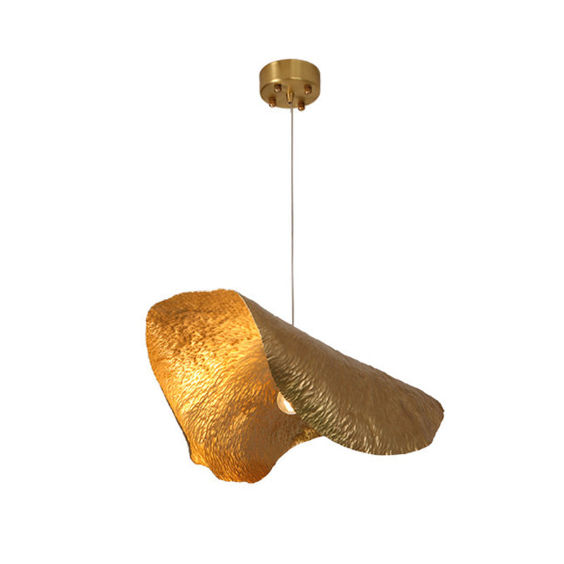 Lampe suspendue Withered Leaf Parlor en laiton - Luminaire suspendu moderne