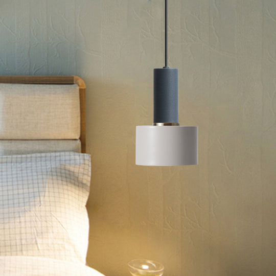 Modern Mini Pendant Light: Elegant Metallic Single Ceiling Hanging Light