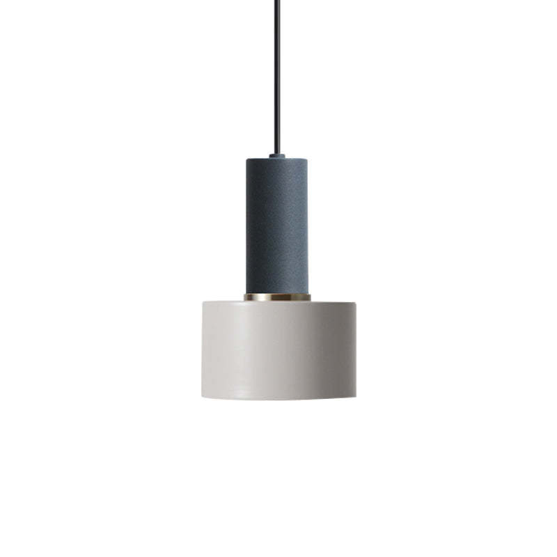 Modern Mini Pendant Light: Elegant Metallic Single Ceiling Hanging Light