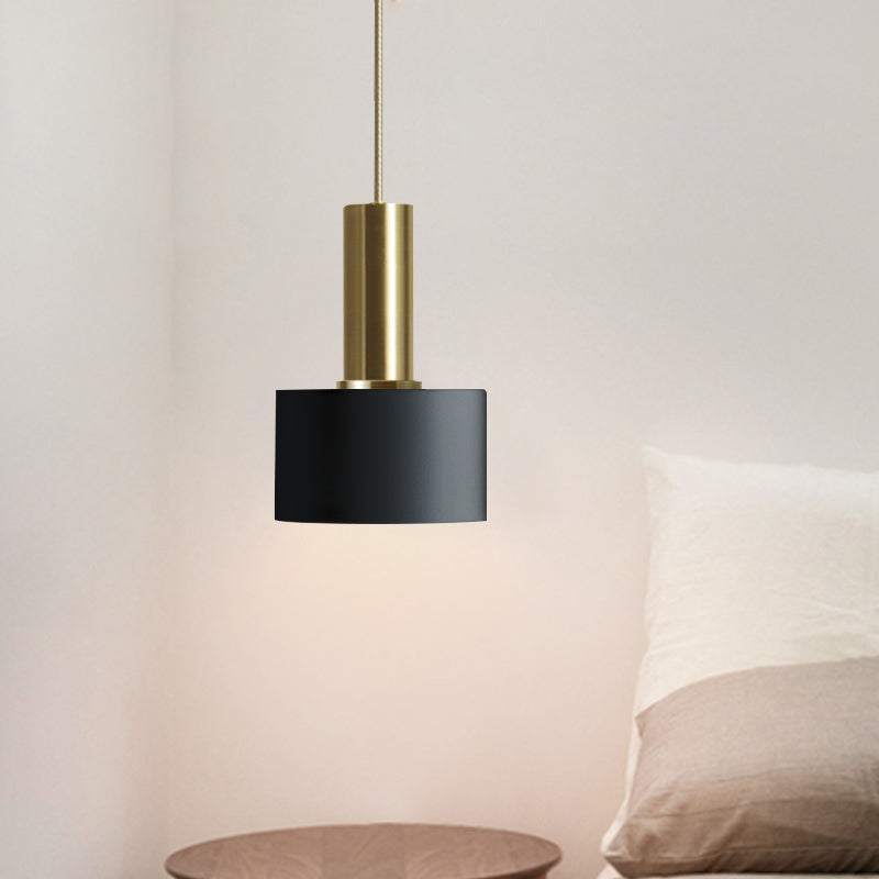Modern Mini Pendant Light – Sleek Metallic Ceiling Hanging Single Light