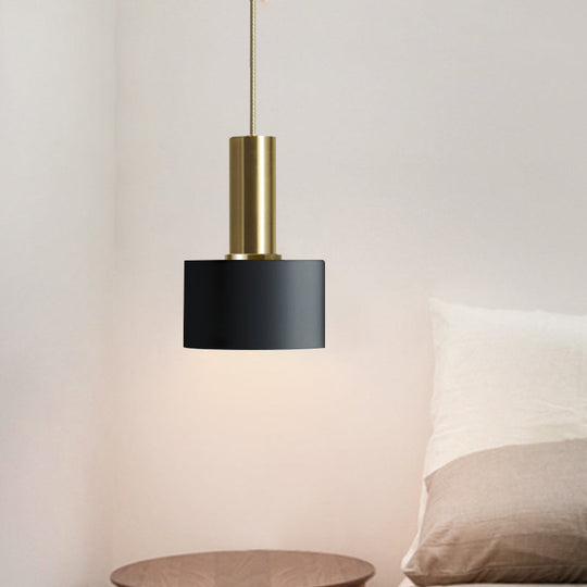 Modern Mini Pendant Light – Sleek Metallic Ceiling Hanging Single Light