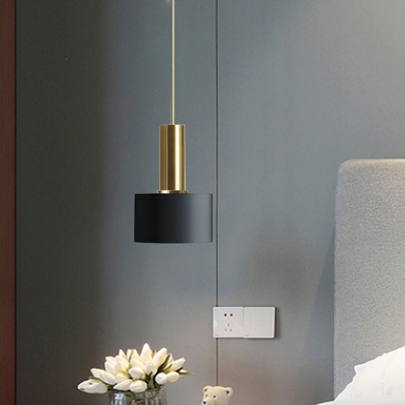 Modern Mini Pendant Light – Sleek Metallic Ceiling Hanging Single Light