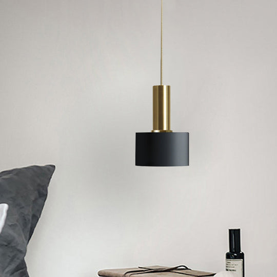 Modern Mini Pendant Light – Sleek Metallic Ceiling Hanging Single Light
