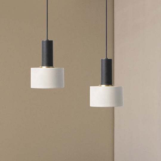 Modern Mini Pendant Light: Elegant Metallic Single Ceiling Hanging Light