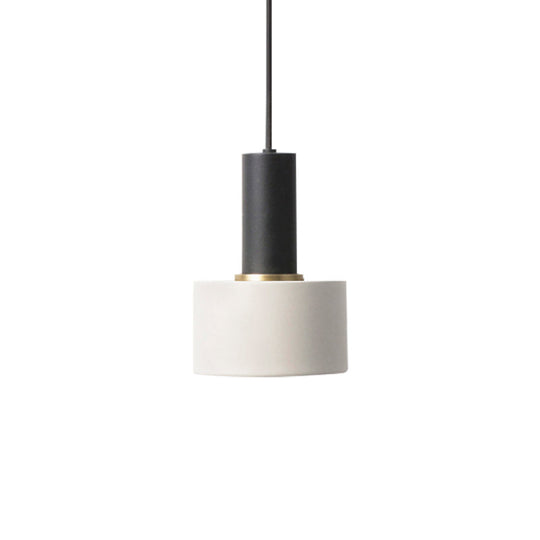 Modern Mini Pendant Light: Elegant Metallic Single Ceiling Hanging Light