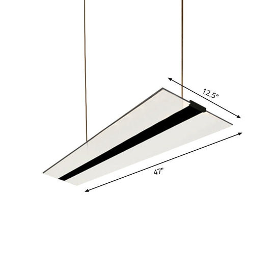 Modern Flaky Pendant Light: Acrylic Led Hanging Lamp Kit In Warm/White/Natural Light