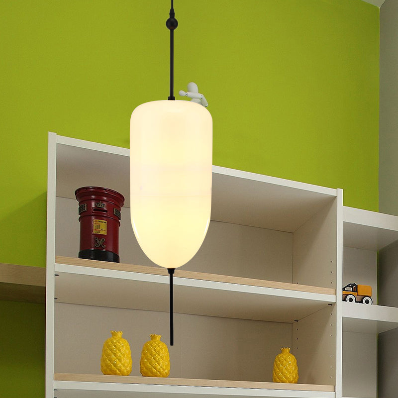 Modern Teardrop/Drum/Cylinder Glass Cluster Pendant Light - Blue/White - 1/3 Lights - Dining Room Hanging Fixture