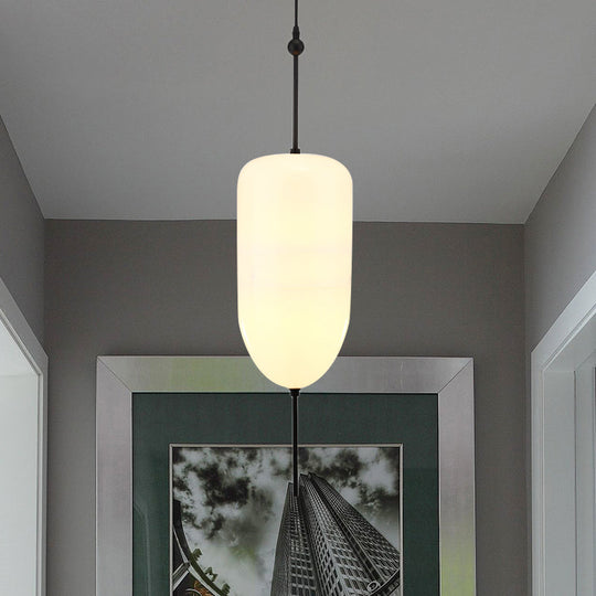 Modern Teardrop/Drum/Cylinder Glass Cluster Pendant Light - Blue/White - 1/3 Lights - Dining Room Hanging Fixture