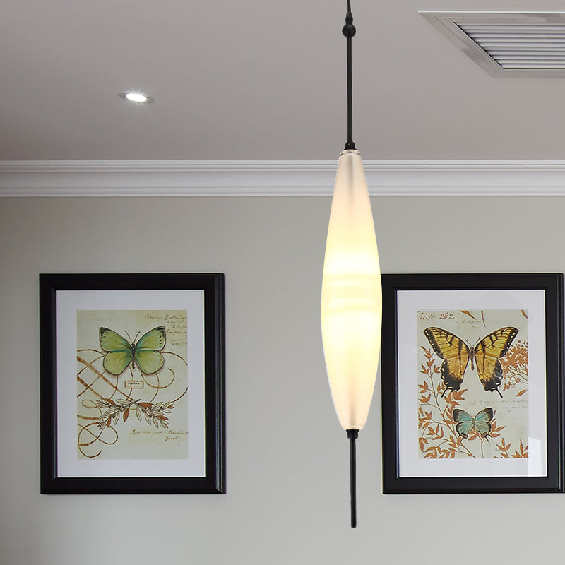 Modern Teardrop/Drum/Cylinder Glass Cluster Pendant Light - Blue/White - 1/3 Lights - Dining Room Hanging Fixture