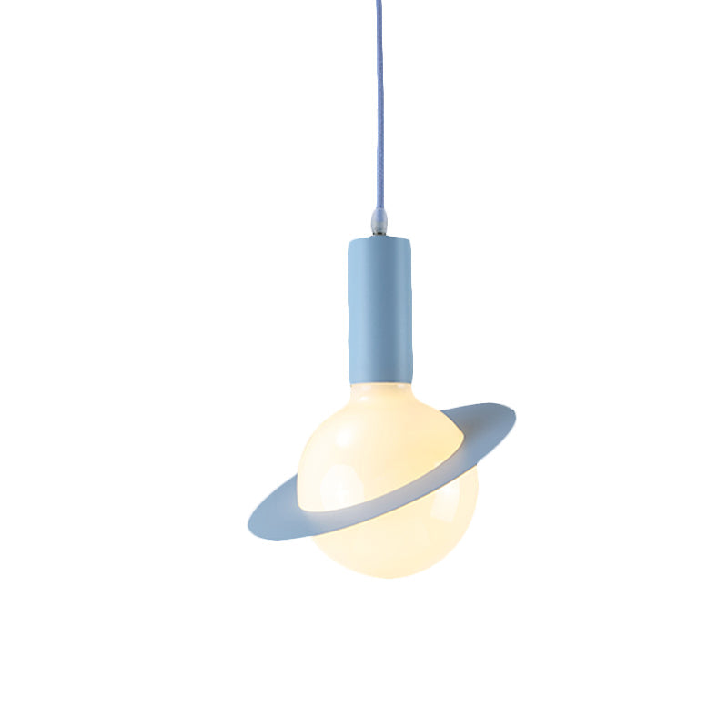 Modern Glass Pendant Light with Colorful Shades - Ideal for Dining Room Décor