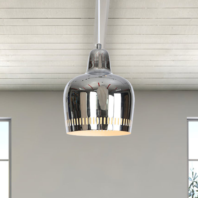Adjustable Mirror Bell Pendant Lamp For Modern Living Rooms
