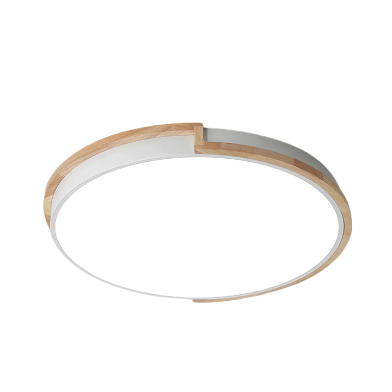 Plafonnier LED Slim Drum pour chambre à coucher - Choix de 3 tailles en noir, gris ou blanc