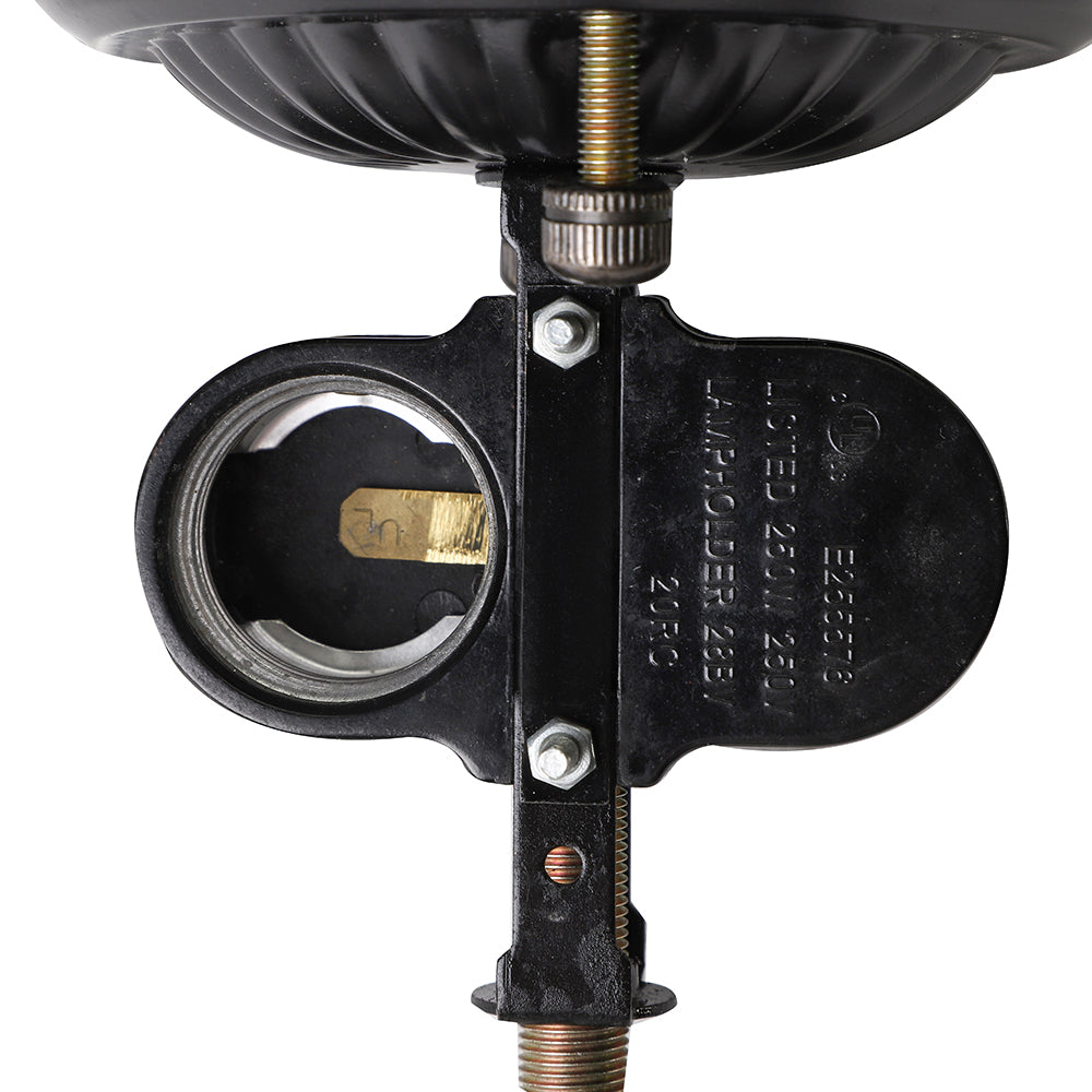 Tiffany Geometric Shade Flush Mount Ceiling Light with 2 Blue Lights for Bedroom