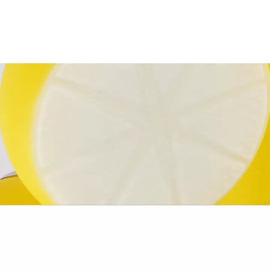 Cute Yellow Lemon Flush Mount Light with 3 Glass Lights for Restaurant and Child Bedroom