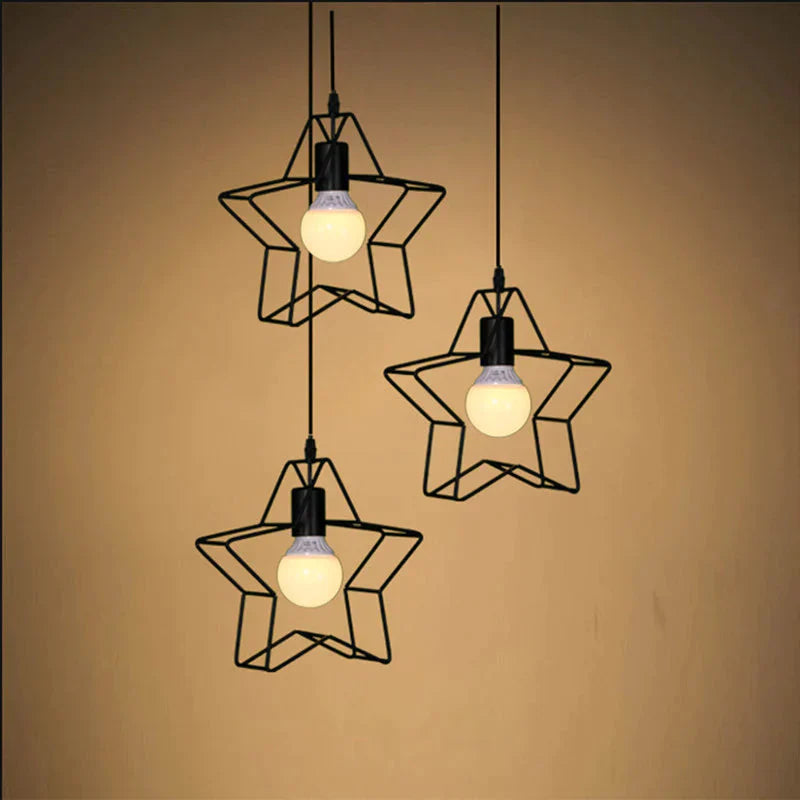 Nordic Creative Lovely Star Chandelier