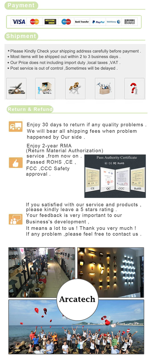 Home Deco Minimalist LED Wall Lamp