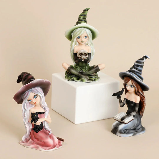 Ruby's Witch Figurine - Fairy Garden Theme