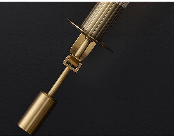 Home Deco Post Modern Retro Glass Wall Lamp