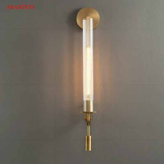 Home Deco Post Modern Retro Glass Wall Lamp