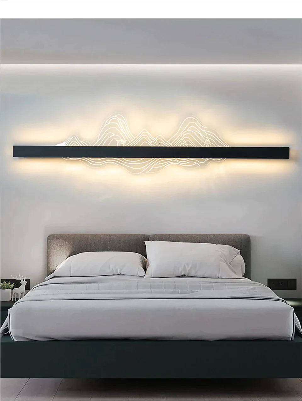 Modern IP65 LED Outdoor Wall Lamp – Black Aluminum Waterproof Sconce, 110V/220V