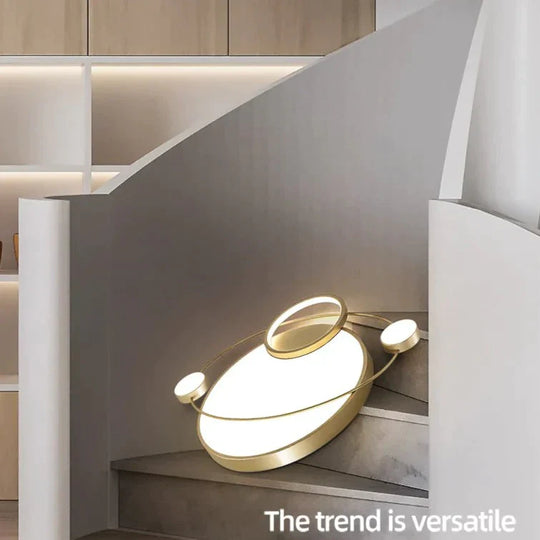 Lampe de chambre à coucher nordique Lampe de plafond Planet