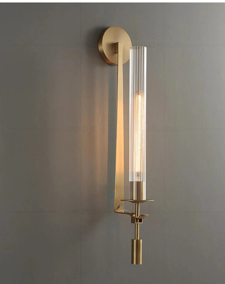 Home Deco Post Modern Retro Glass Wall Lamp